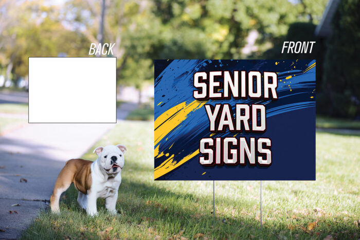 SENIOR YARD SIGNS - SINGLE SIDED